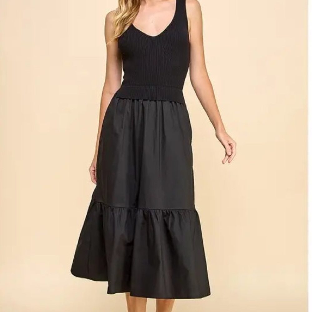 TCEC Black Maxi Dress